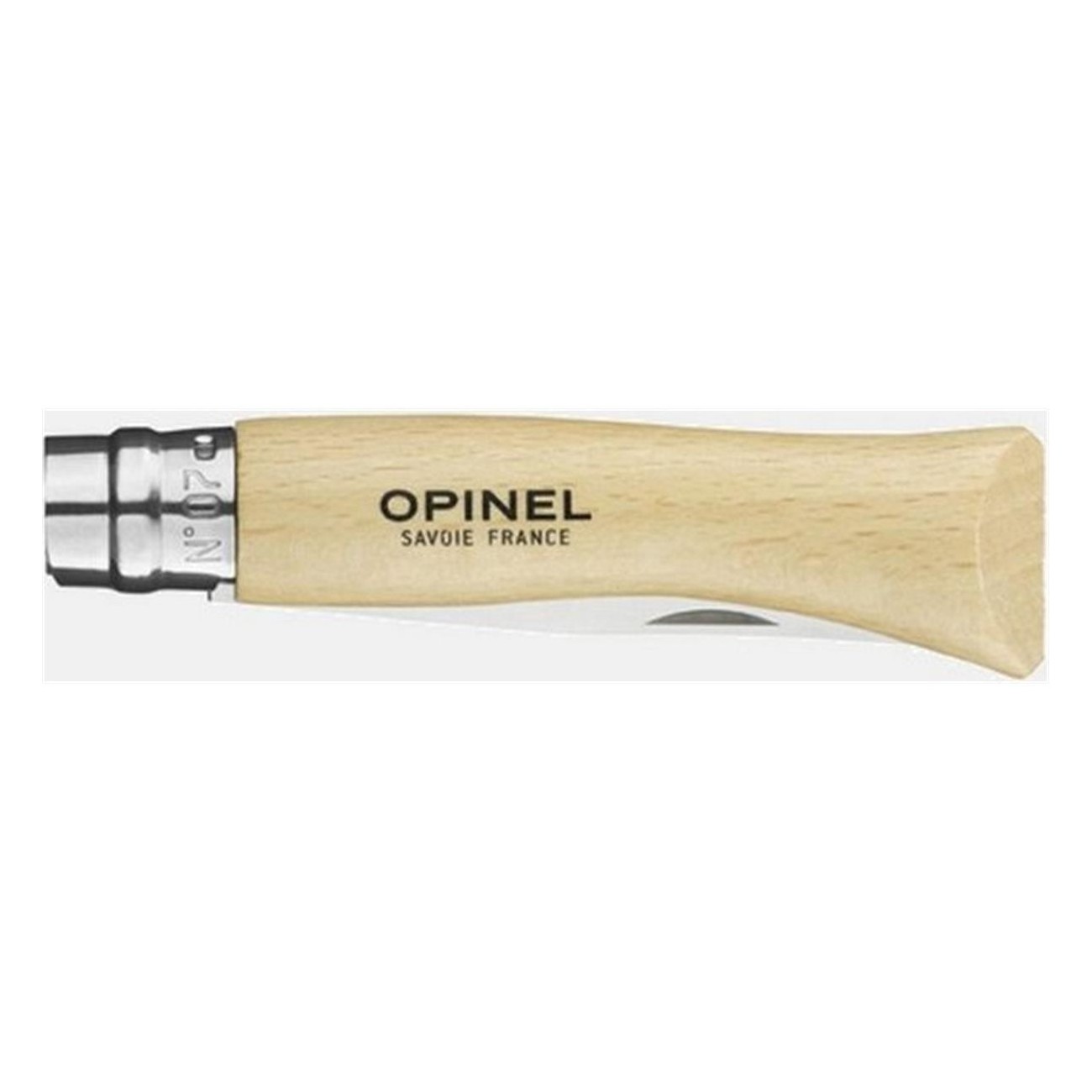 Coltello Opinel Viroblock N.7 Inox - Confezione da 12 Pezzi, Lama in Acciaio Inox e Manico in Faggio - 3 - Coltelli - 3123840006