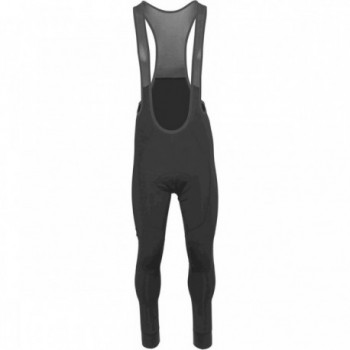 Long Windproof II Bib Tights Men Black XL Recycled Polyester with RED120 Pad - 1