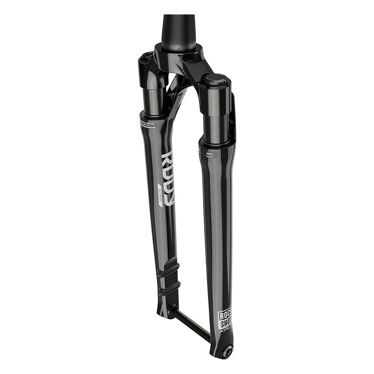 Rockshox Rudy Ultimate Race Day Horquilla Gravel 30 mm Negra, Offset 45 mm - 2