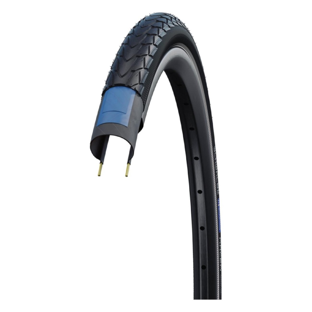 Pneu Antiforure 700x38 Marathon Racer HS429 Noir Reflex avec Race Guard et ADDIX - 1