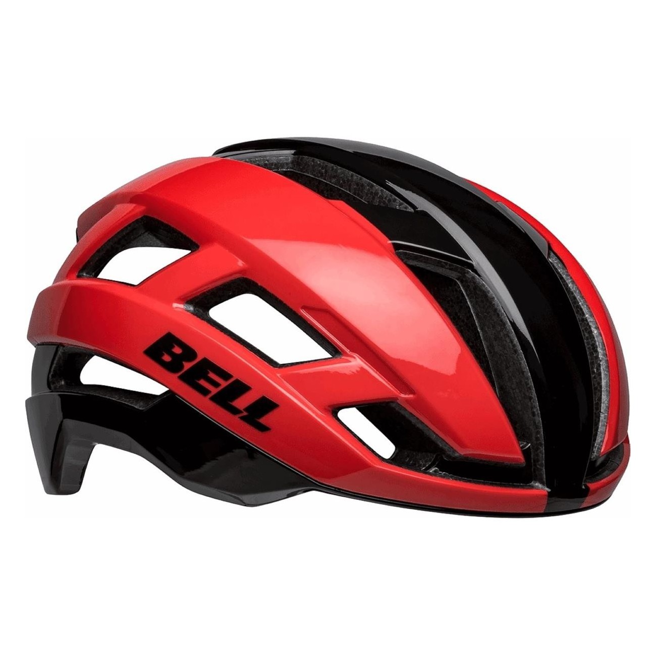 Falcon XR MIPS Helmet Red/Black 55-59cm with Integrated LED Light - 5