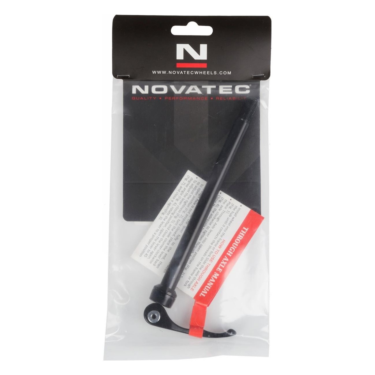 Axe Passant Novatec Syntace D542SB en Aluminium Noir 12x164mm avec Déclenchement Rapide - 3