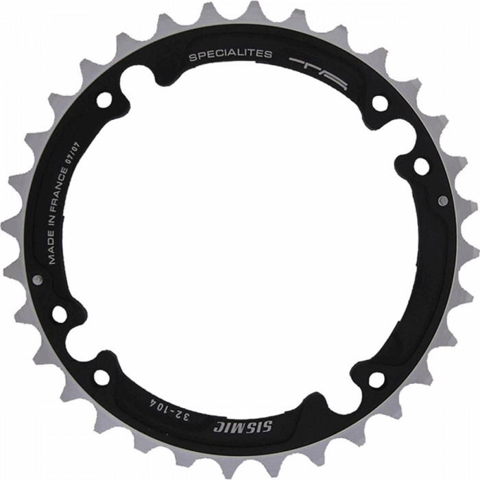 Single Chainring 9V 32 Teeth Anthracite BCD 104mm for Shimano XTR - 1