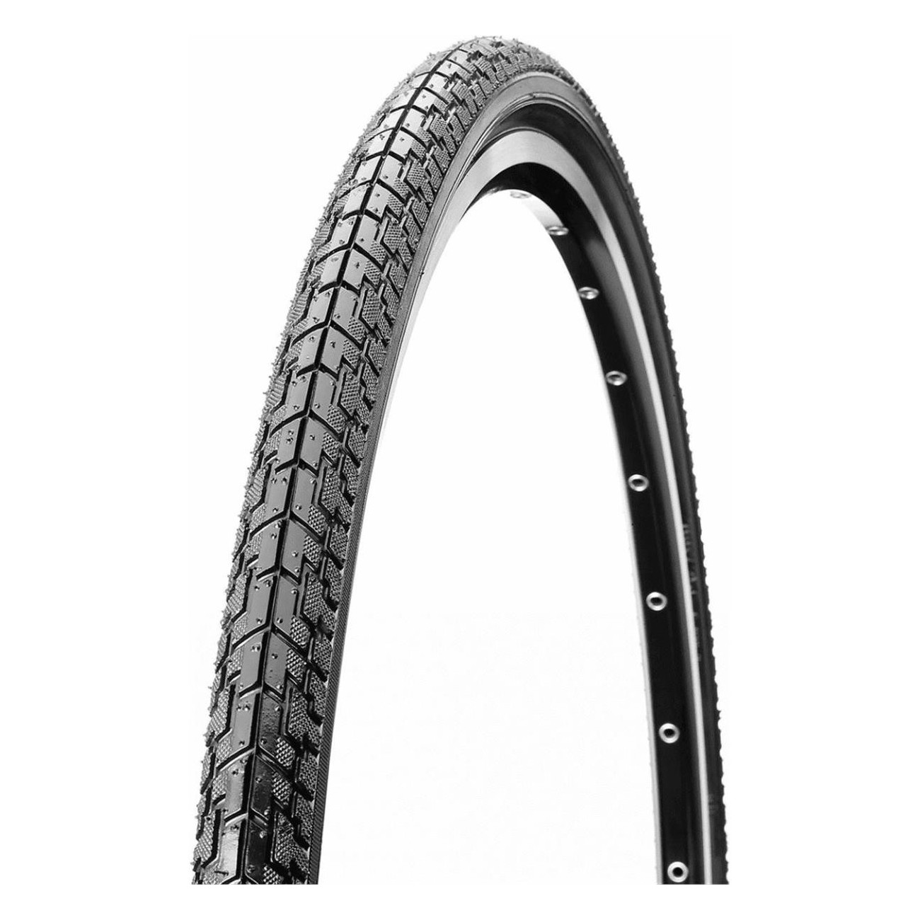 700x35 Black Rigid Tire for City Trekking - 670g, Durable and Reliable - 1