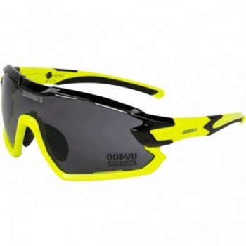 Cosmonaut Lunar Roving Sports Glasses Black/Fluorescent Yellow UV400 - 2