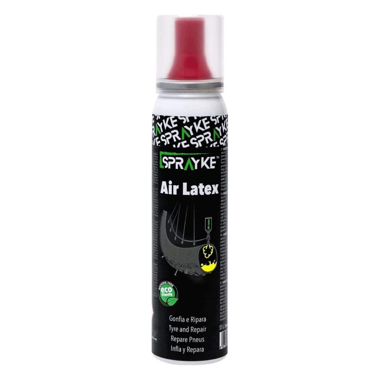 Tubeless Inflate and Repair 100ml with Quick Connector for Bikes - Instant Repair - 1