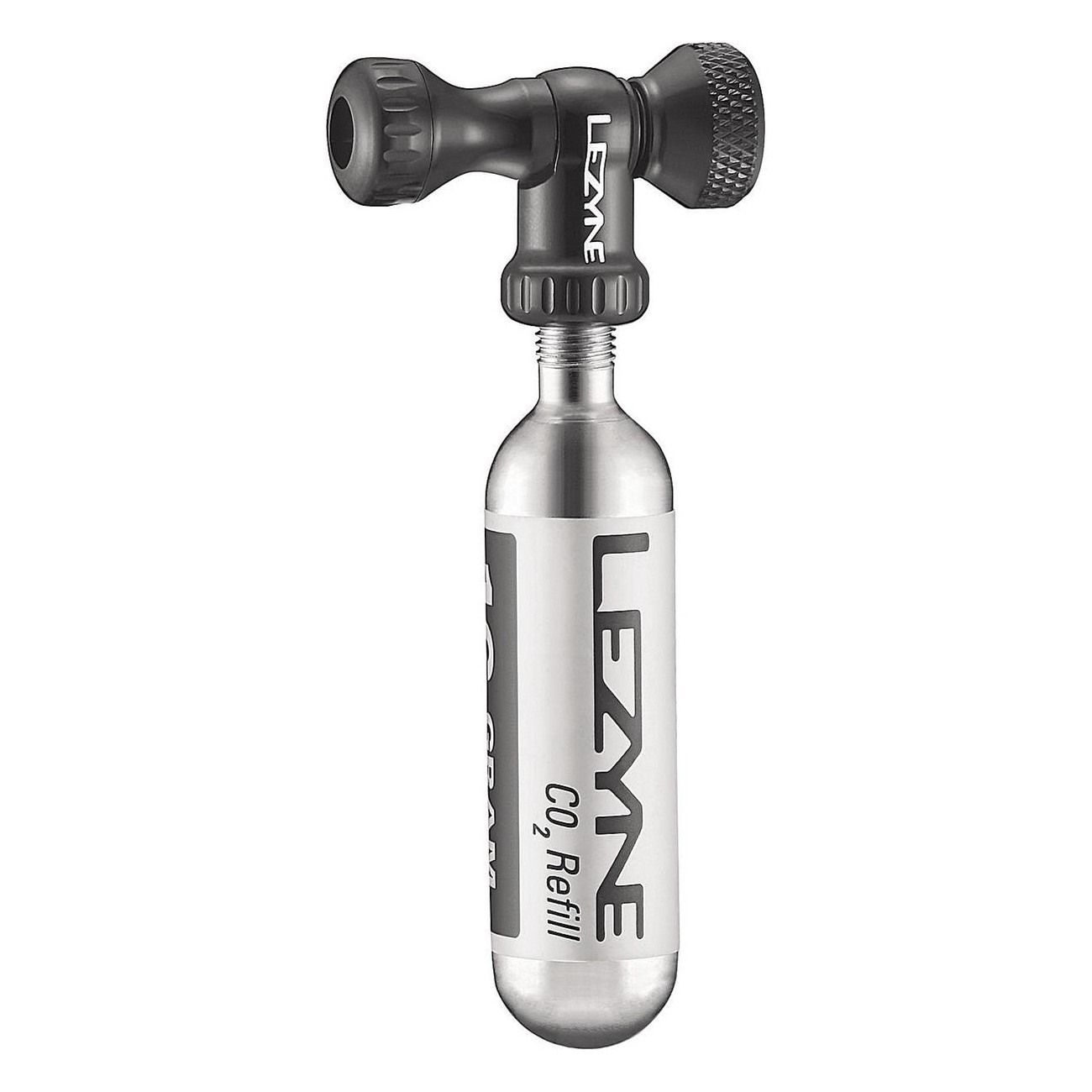 Lezyne CO2 Bomba Control Drive CNC Negro 25g - Dispensador de Precisión - 1