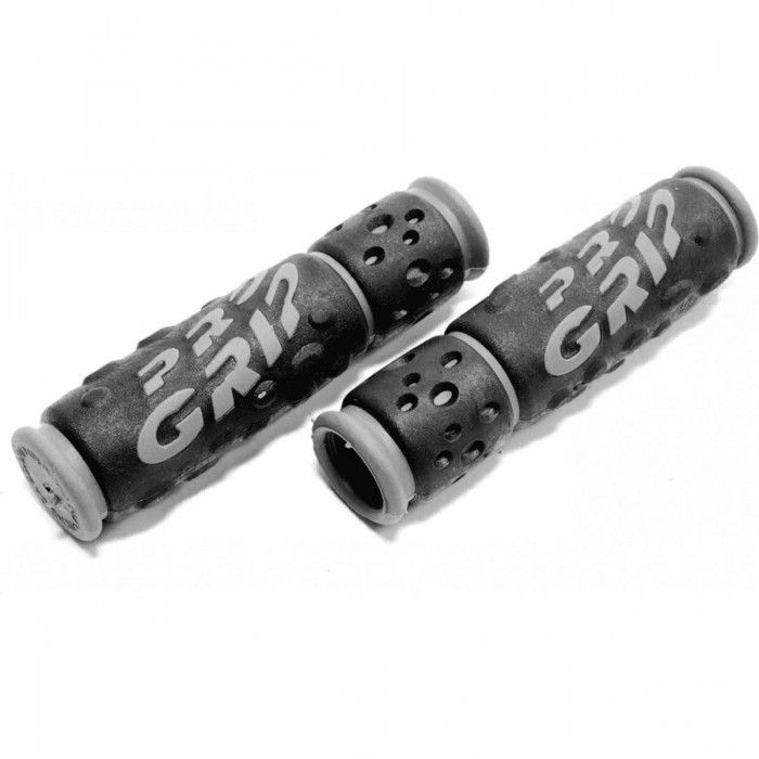 Progrip 953 MTB Grips in Grey/Black Rubber for Adults - 1