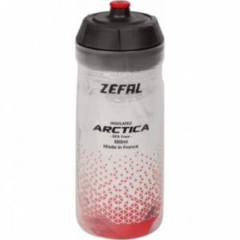 Arctica 550ml Thermal Bottle Gray-Red with Modern Functional Design - 1