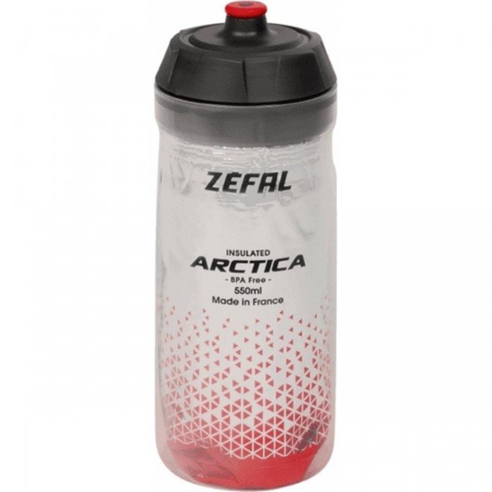 Arctica 550ml Thermal Bottle Gray-Red with Modern Functional Design - 1