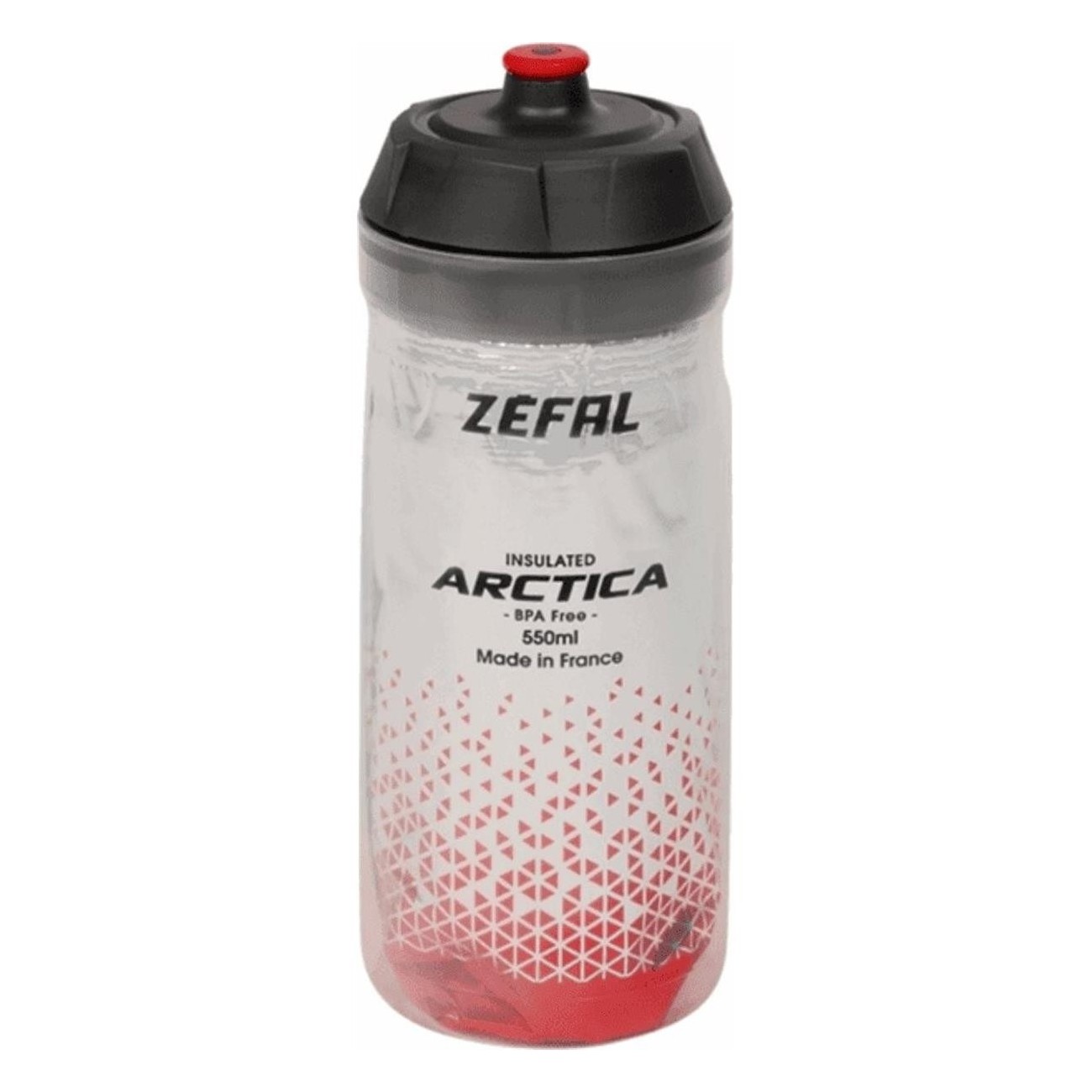 Arctica 550ml Thermal Bottle Gray-Red with Modern Functional Design - 1