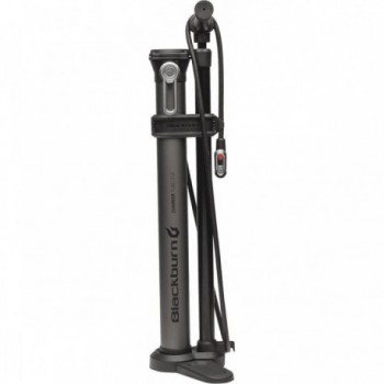 Tubeless Floor Pump 11 Bar with Pressure Gauge for Presta, Schrader, Dunlop - 2