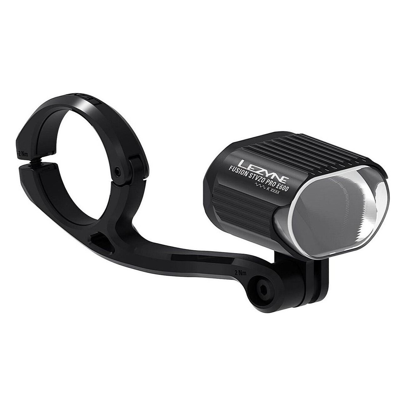 Lezyne e-bike Fusion Pro STVZO E600 Luce per Bici Elettrica, Nero/Bianco, 600 Lumen - 1 - Luci - 4710582552892