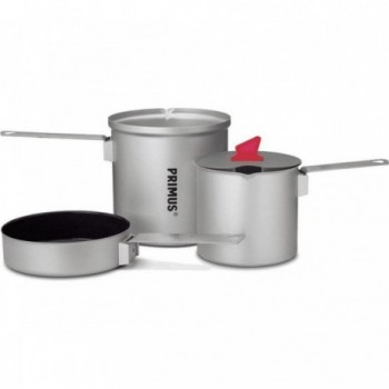  Ensemble de casseroles Essential Trek pour camping en aluminium anodisé  - 1