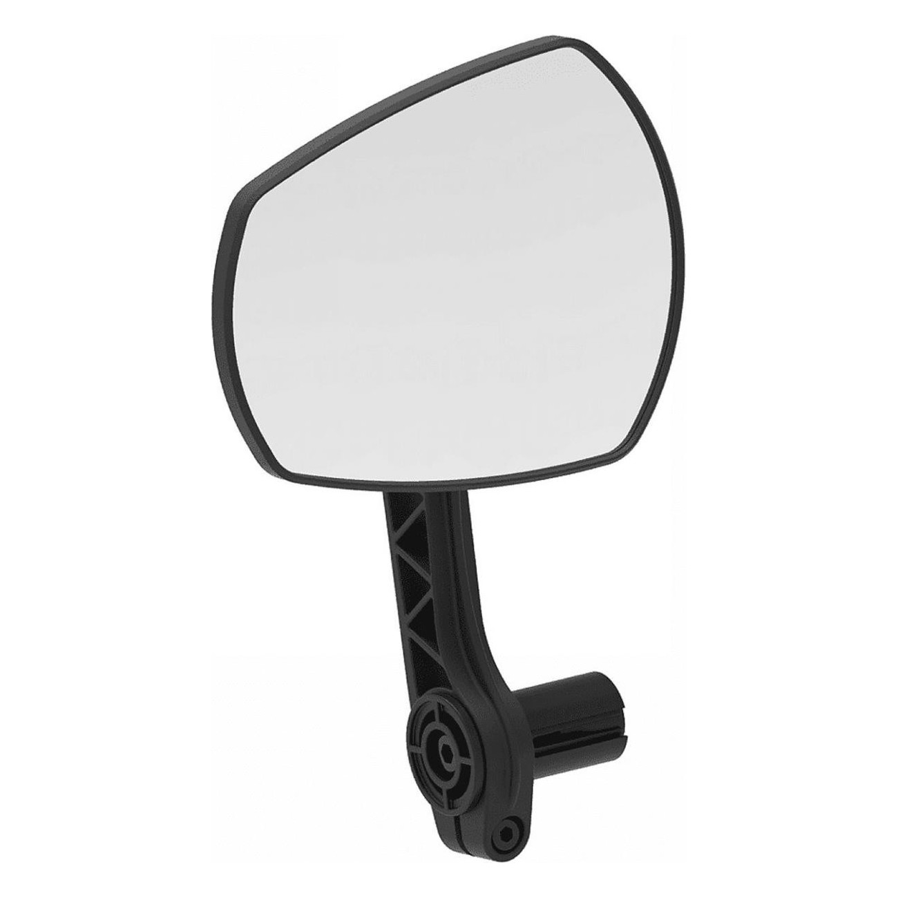 Ambidextrous Bicycle Rearview Mirror in ABS, 80 cm², Fits 16-22 mm Handlebars - 1