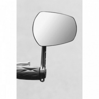 Ambidextrous Bicycle Rearview Mirror in ABS, 80 cm², Fits 16-22 mm Handlebars - 2