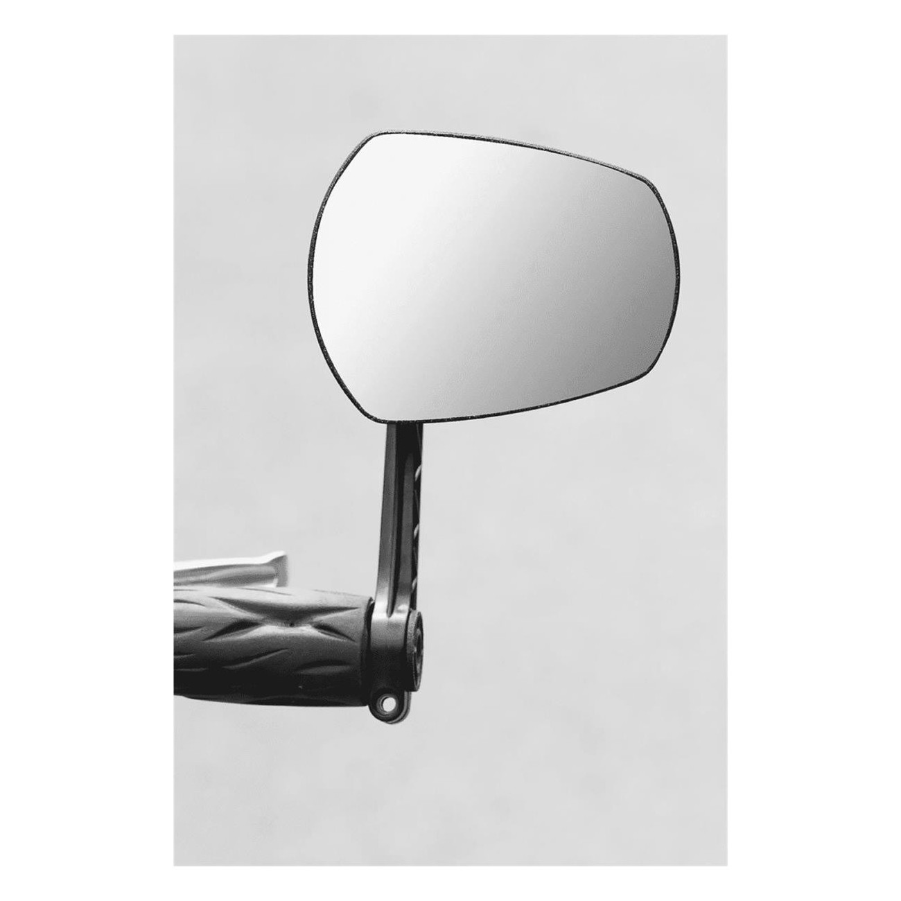 Ambidextrous Bicycle Rearview Mirror in ABS, 80 cm², Fits 16-22 mm Handlebars - 2