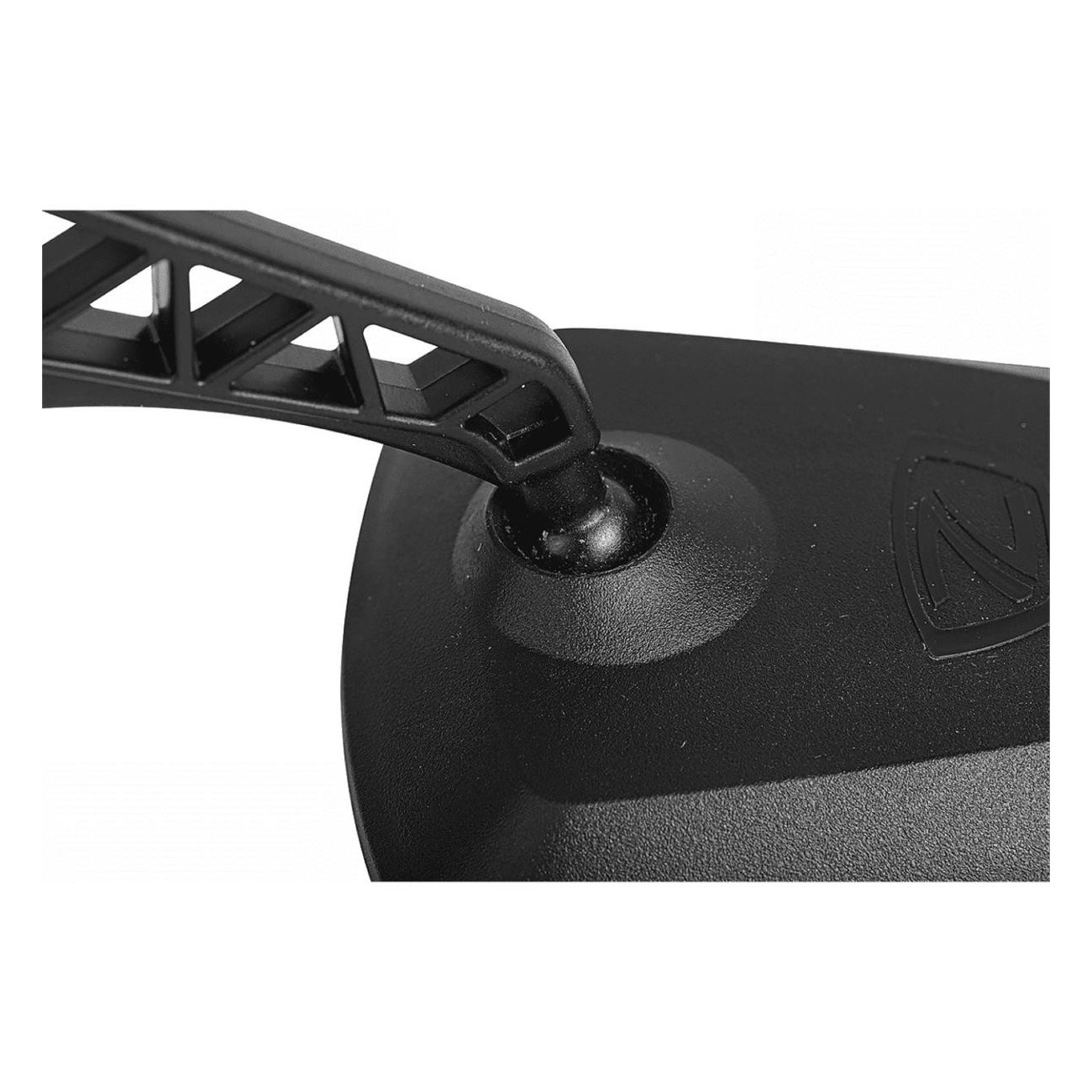 Miroir de vélo ambidextre en ABS, surface 80 cm², compatible 16-22 mm - 5