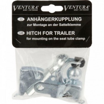 Silver Galvanized Tow Hook for Saddle Pin Mounting Ventura - 2