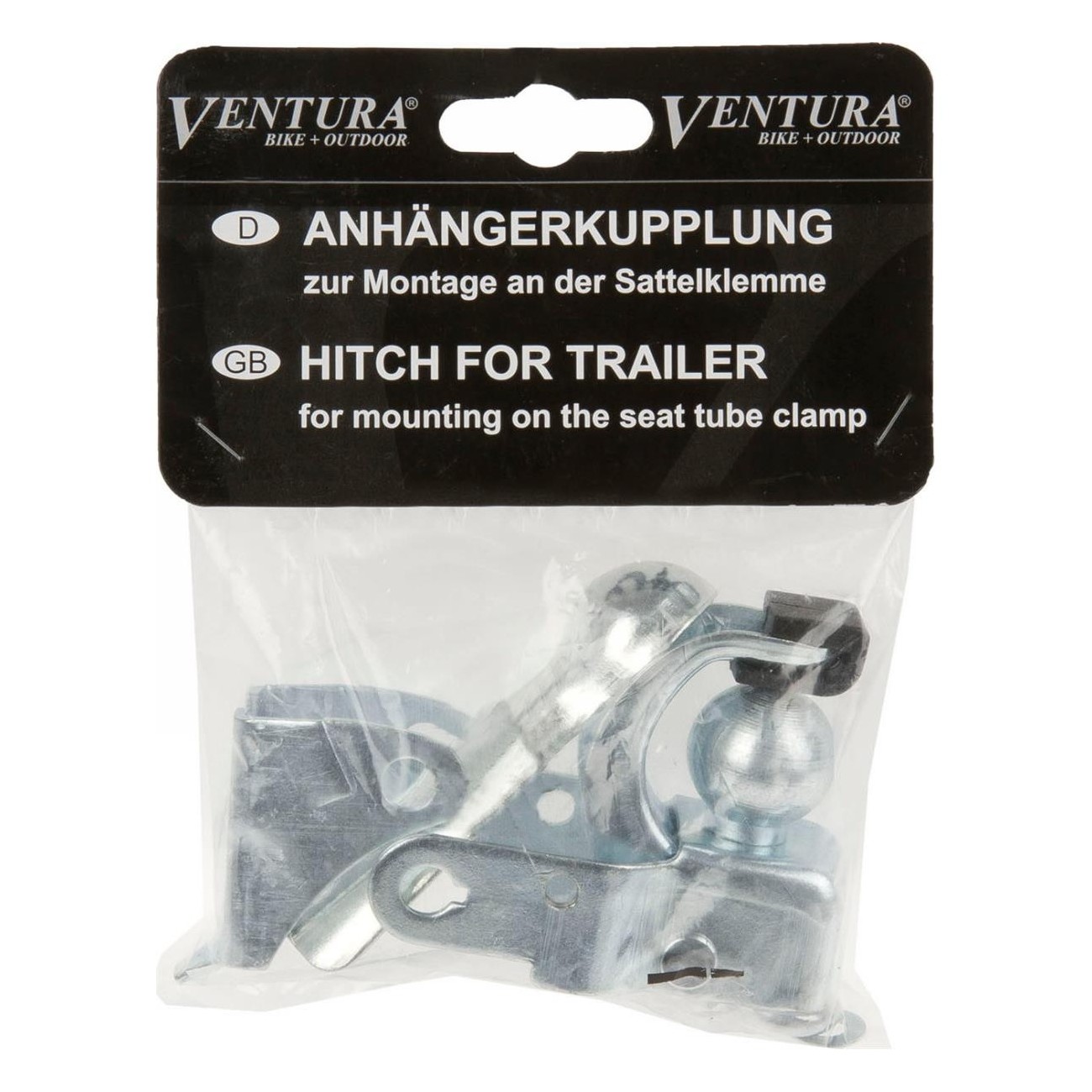 Silver Galvanized Tow Hook for Saddle Pin Mounting Ventura - 2