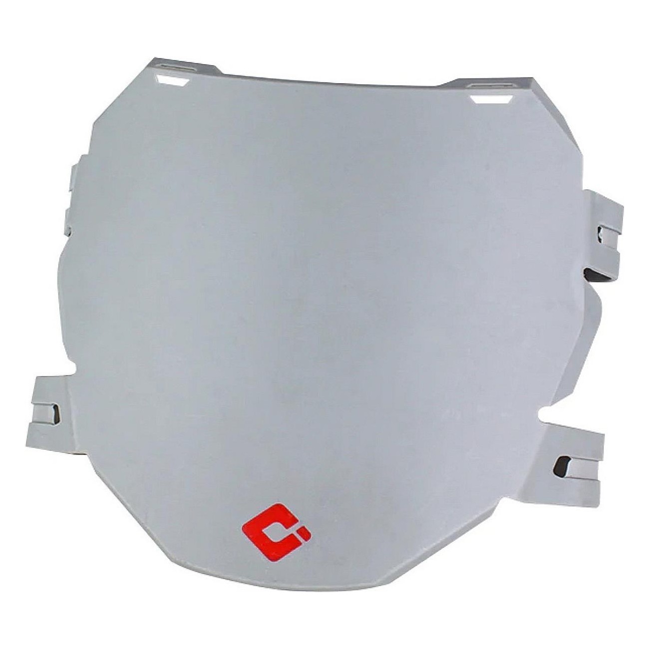 Gray Odi Plate - Curved Design and Low Profile for Vehicles - 1