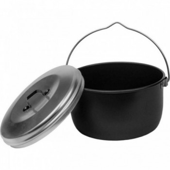 Casserole Billy 4.5 L Noire avec Couvercle Haut Antiadhésif pour Aventures Extérieures - 2