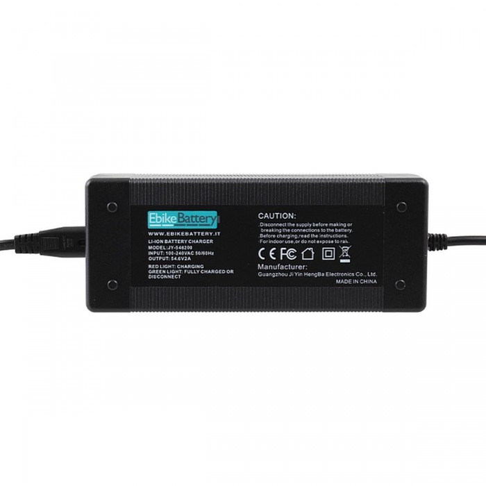 Cargador 48V para Baterías de Litio con Adaptadores DC/XLR y DC/RCA - 1