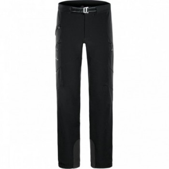 Pantalones Hombre Dientes Negro Talla 50 Alpinismo Trekking Reforzados - 1