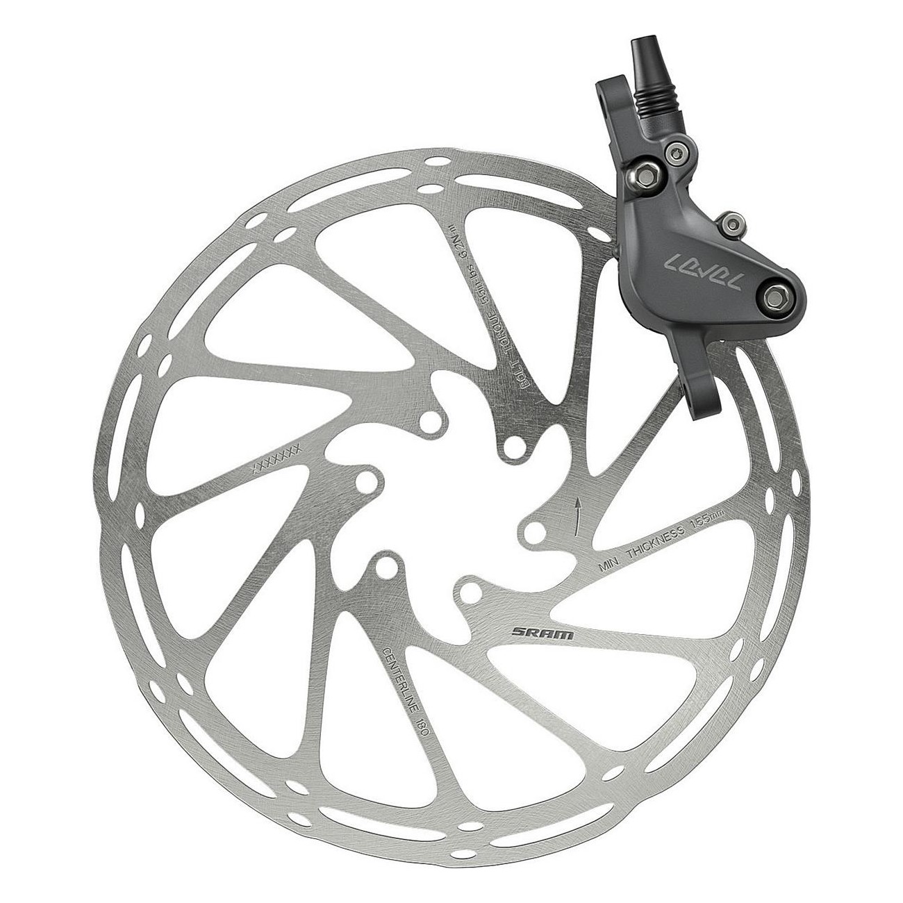 Stealth Bronze Disc Brake Level with Tool-Free Adjustment and Sleek Design - 5