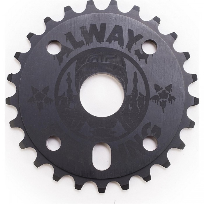 Fiend Reynolds 25T Black CNC Aluminum Sprocket with Adapters - 1