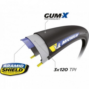 Cubierta Michelin Power Cup 700x23mm Negra Plegable para Ciclismo - 4