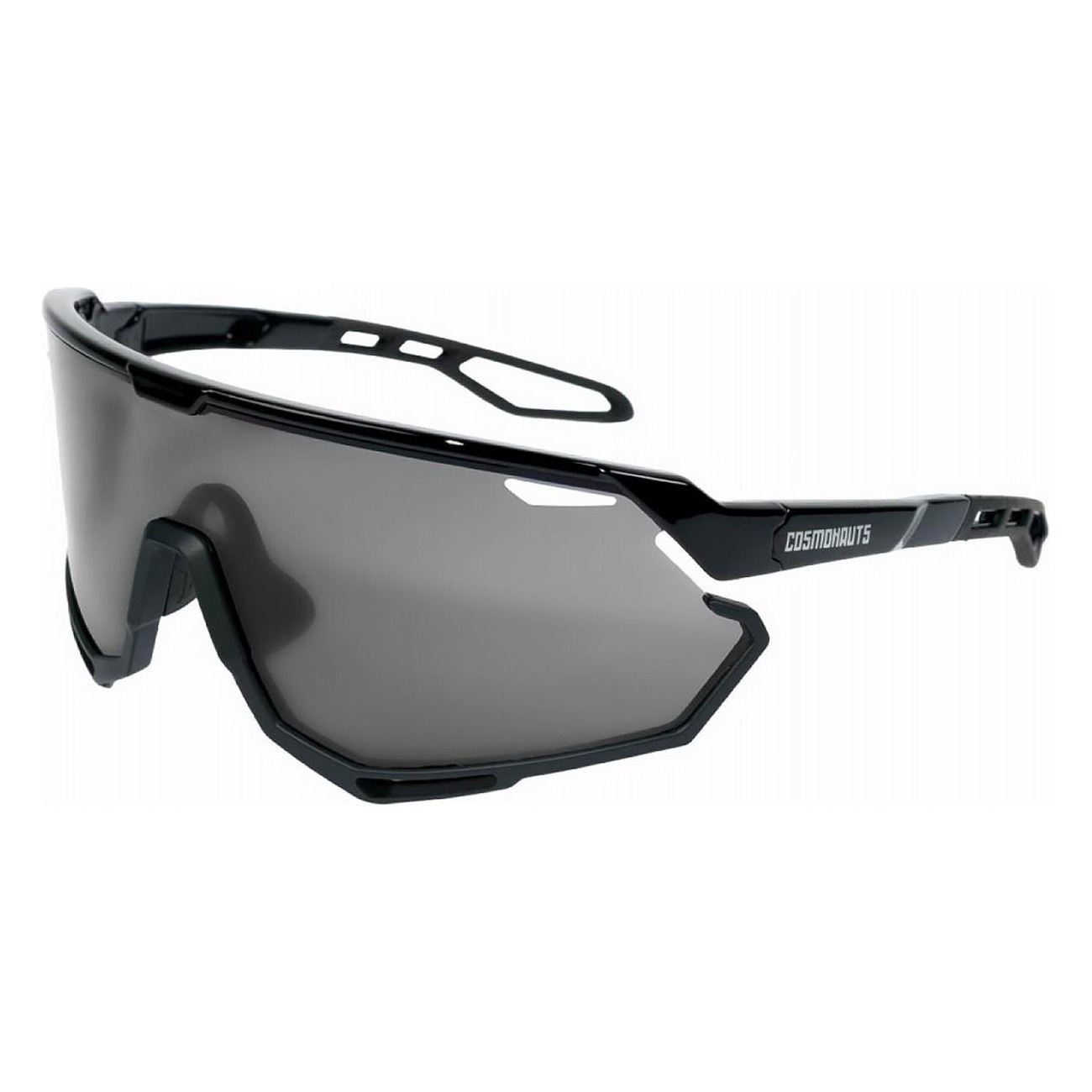 Fahrradbrille Urano New Schwarz Matt UV400 aus TR90 Grilamid - 1