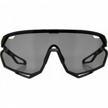 Fahrradbrille Urano New Schwarz Matt UV400 aus TR90 Grilamid - 2