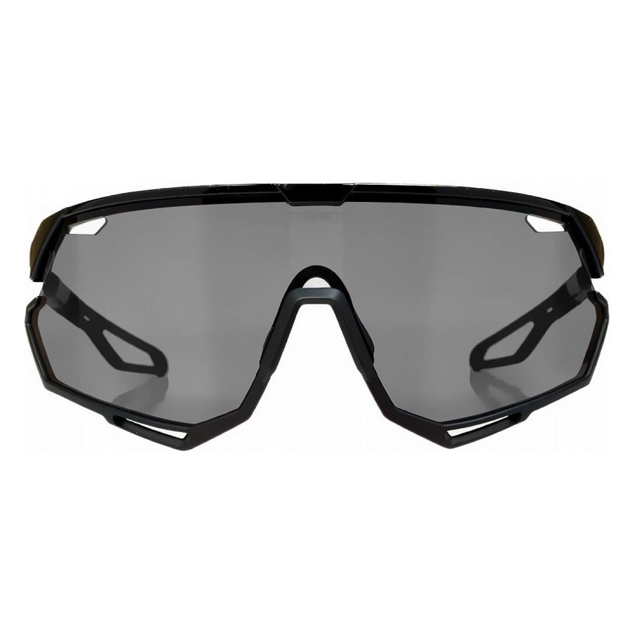 Fahrradbrille Urano New Schwarz Matt UV400 aus TR90 Grilamid - 2