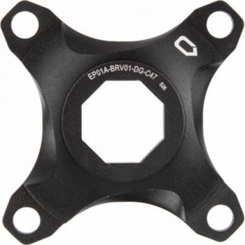 Black Anodized Aluminum Spider for Brose System, 47 mm Chain Line - 1