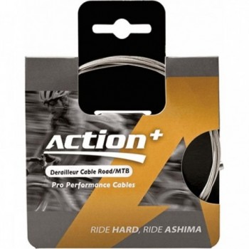 Cable de Cambio Shimano 1,1x1800mm Inox/Slick 19 Hilos - Modelo ACTION+ de ASHIMA - 1