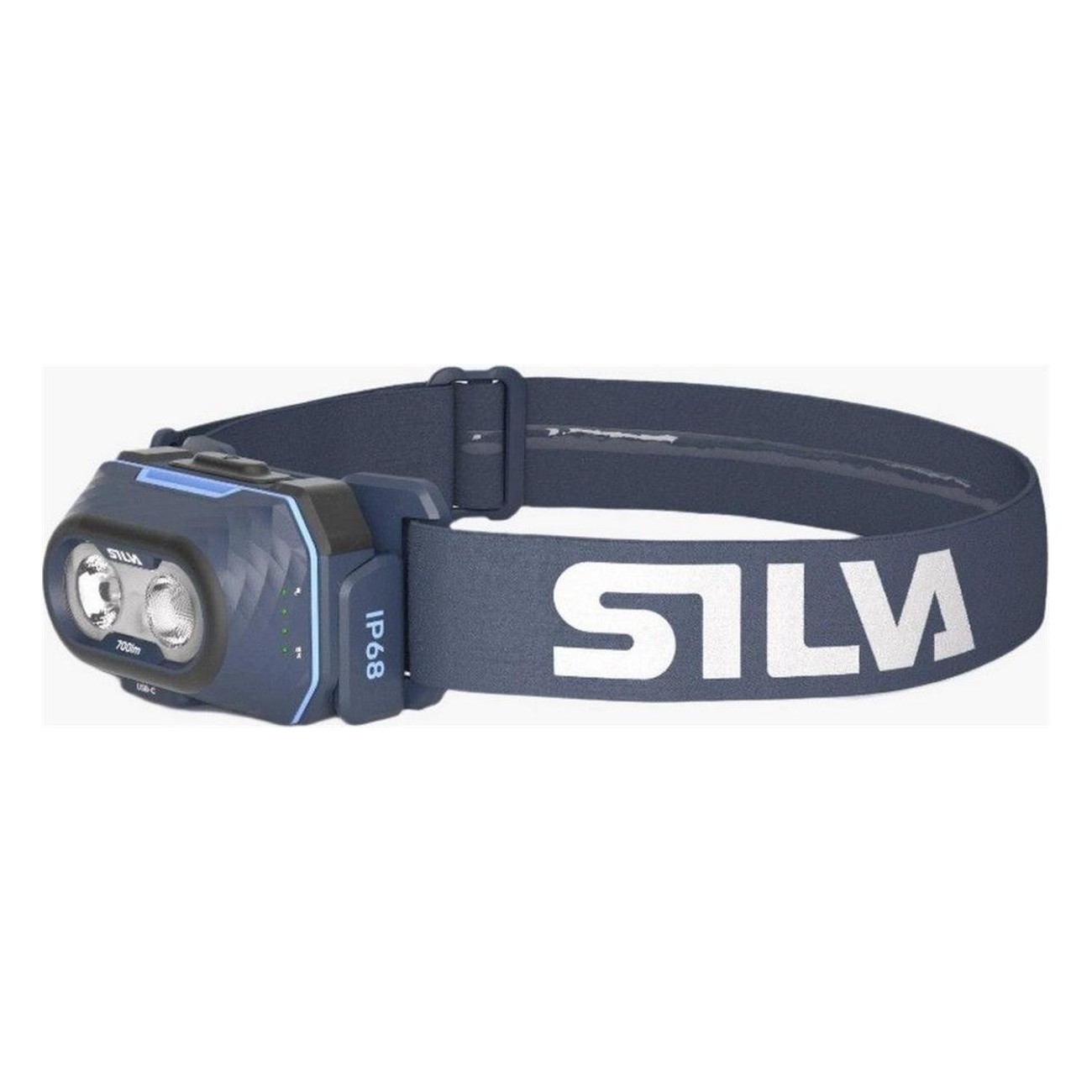 Lampe Frontale Silva Explore 5 Bleue - 700 Lumens, Étanche IP68, Aventures Nocturnes - 1