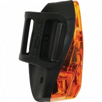 250 Lumen Rear Safety Light with Laser, USB Rechargeable, Black - 2