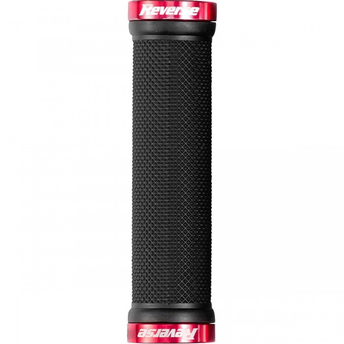 Reverse Classic Lock-On Grips Ø29mm x 130mm Black/Red for MTB - 1