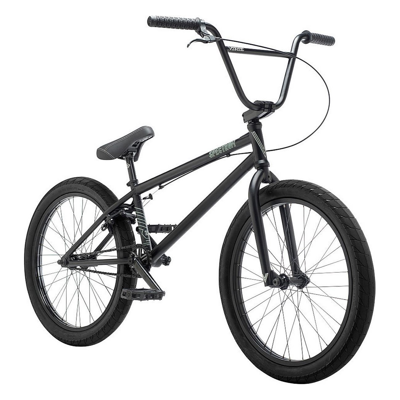 BMX und Pumptrack Bike Grün Spectrum 22 Matt Schwarz 21,75'' - 4