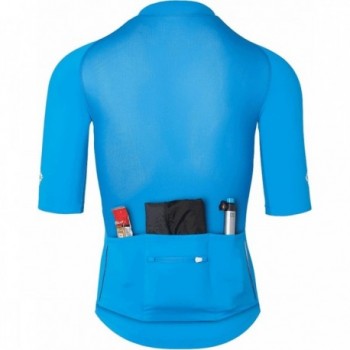 Maglia Ciclismo Chrono Elite Blu Anodizzato XL - Estiva Ultraleggera Uomo con Materiali Riciclati - 4 - Maglie - 0196178035323