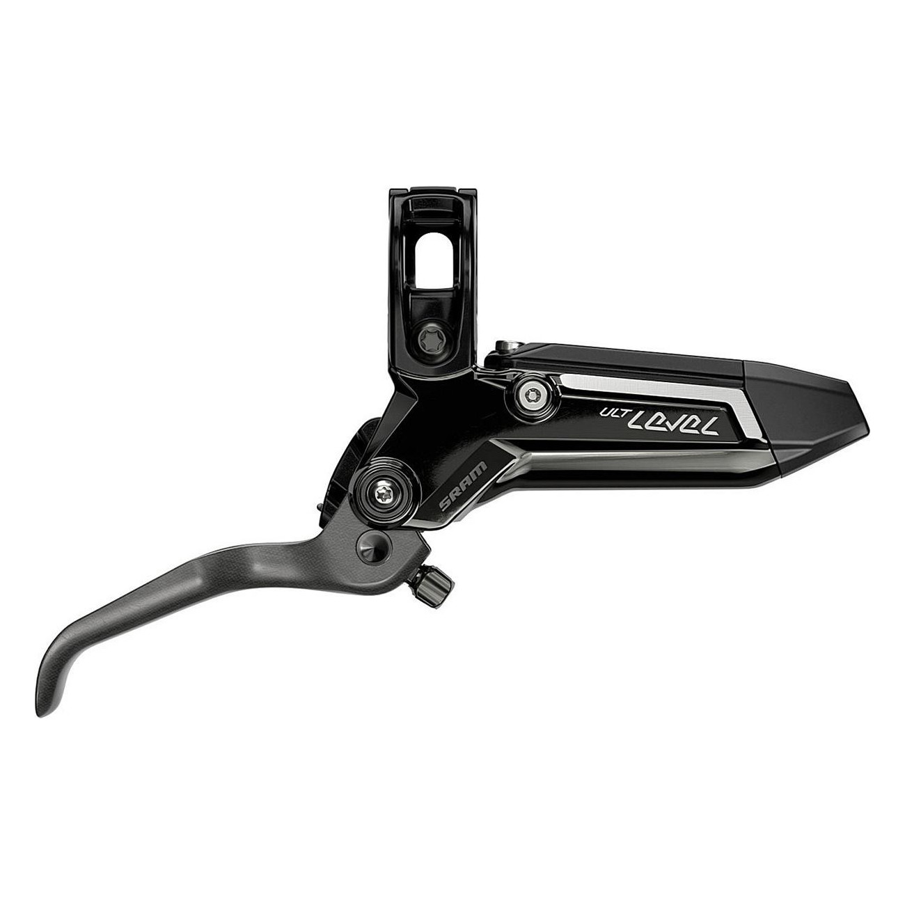 Freno Posteriore Sram Level Ultimate Stealth Nero, 2 Pistoni, Cavo 2000mm, Senza Rotore/Adattatore - 2 - Pinze e comandi - 07108