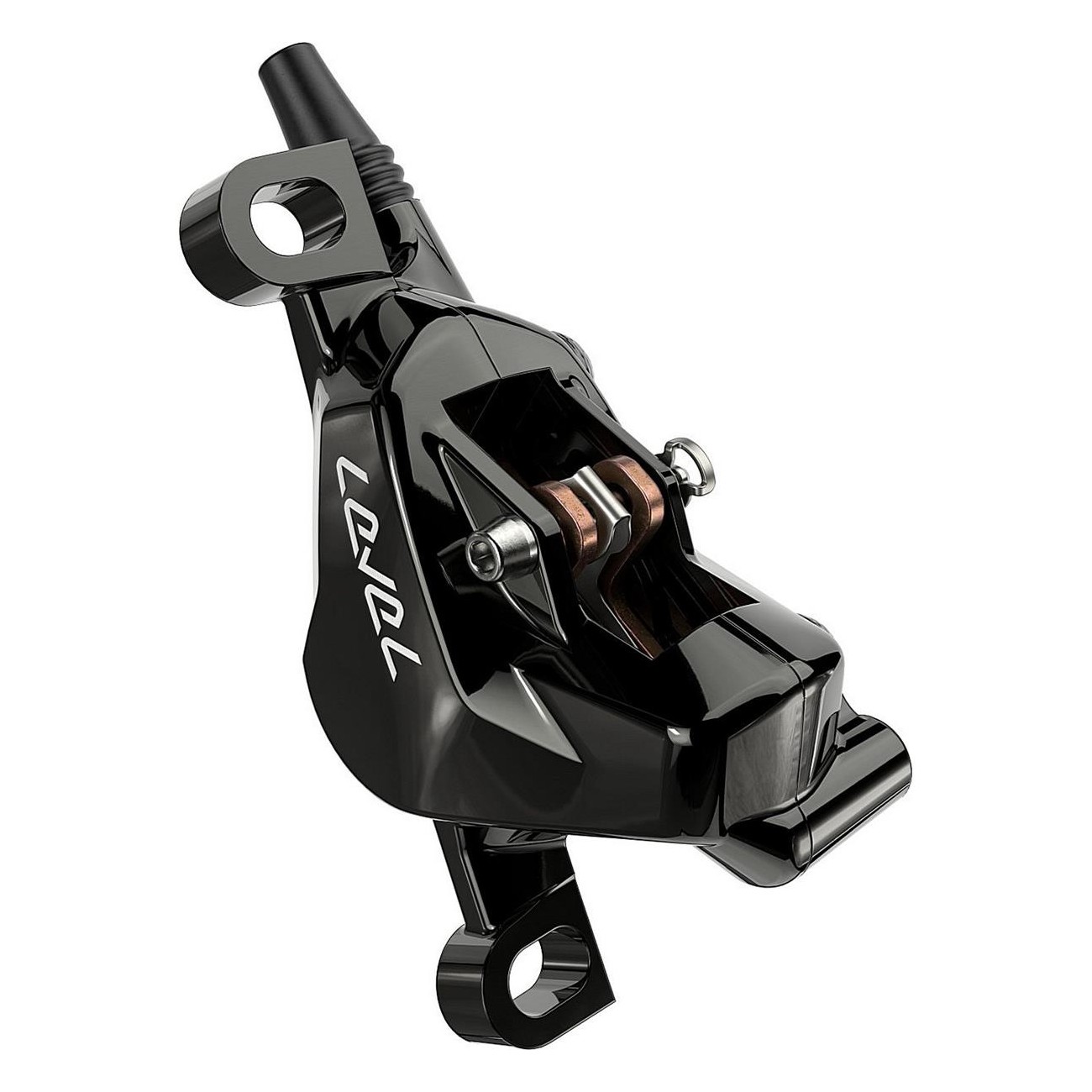 Freno Posteriore Sram Level Ultimate Stealth Nero, 2 Pistoni, Cavo 2000mm, Senza Rotore/Adattatore - 3 - Pinze e comandi - 07108