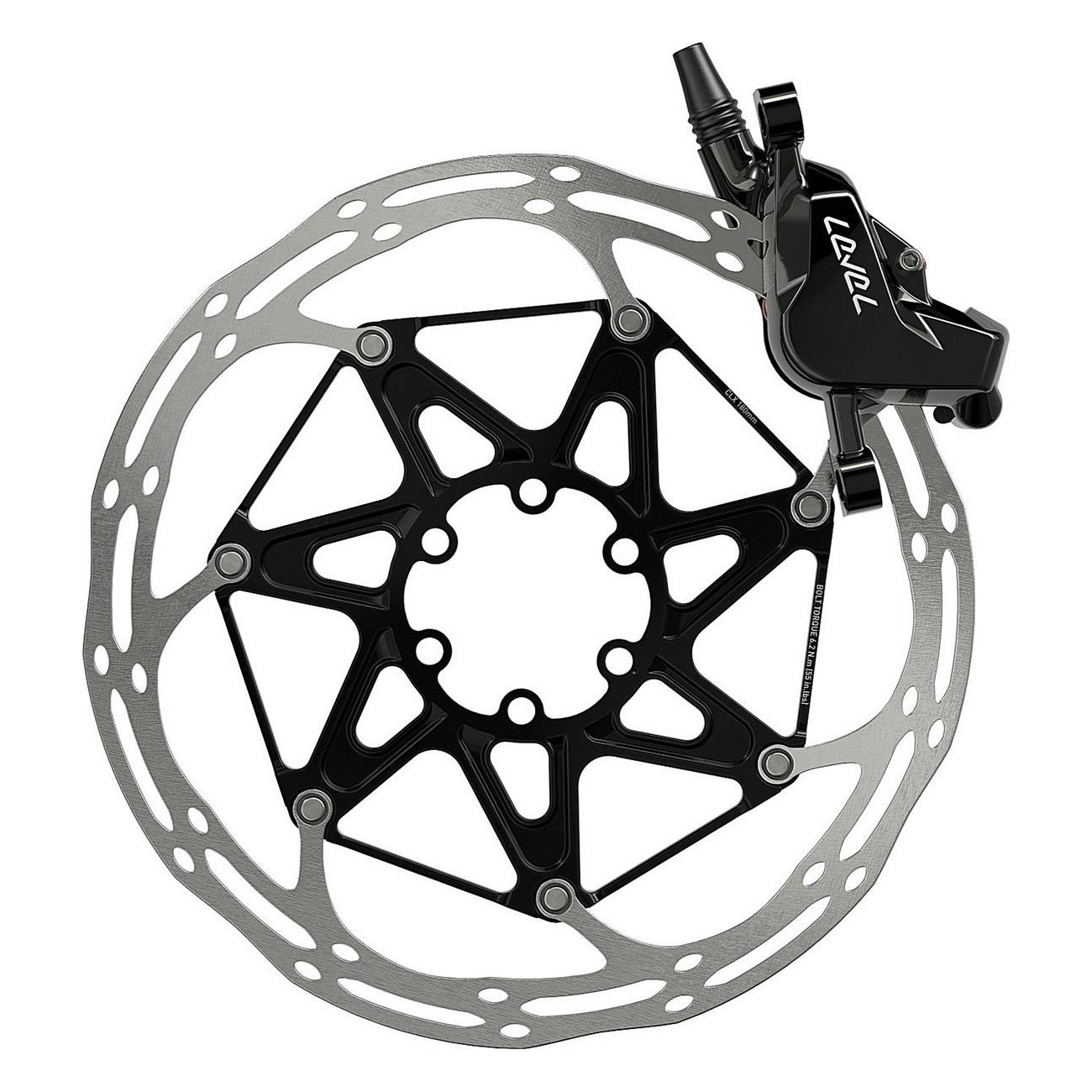 Sram Level Ultimate Stealth Rear Brake Black, 2 Pistons, 2000mm Cable - 5