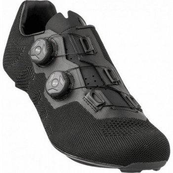 Chaussures Road R910 Unisex Noires avec Semelle en Carbone et Fermeture Atop, Taille 39 - 1