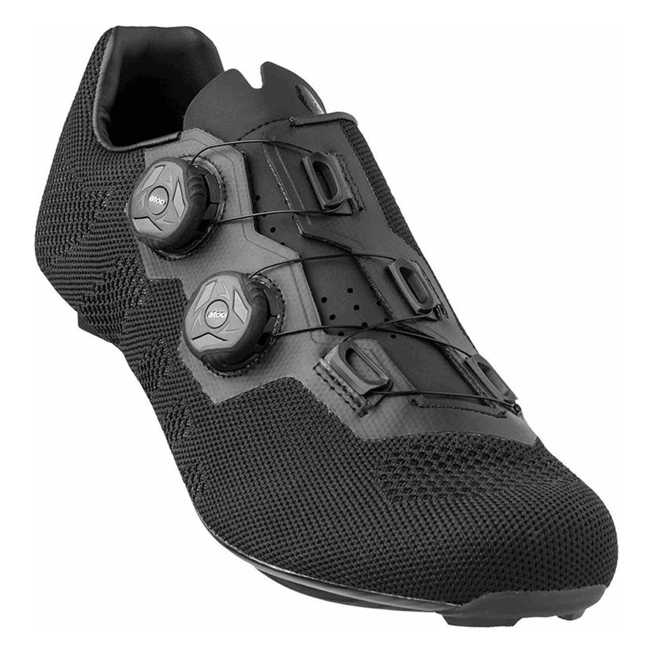 Chaussures Road R910 Unisex Noires avec Semelle en Carbone et Fermeture Atop, Taille 39 - 1