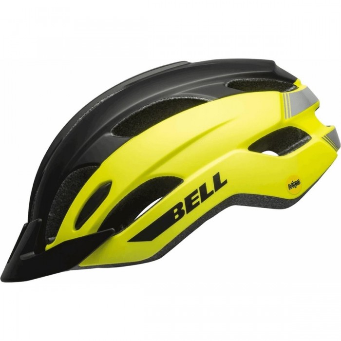 Casque Trace MIPS Noir/Jaune avec Système Ergo Fit, Taille 50-57 cm - 1