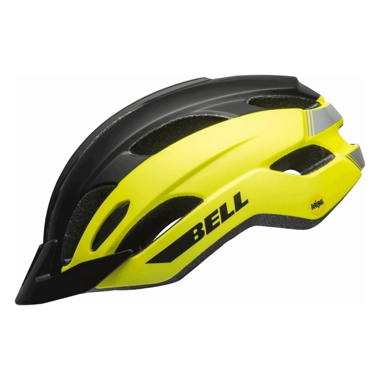 Casque Trace MIPS Noir/Jaune avec Système Ergo Fit, Taille 50-57 cm - 1