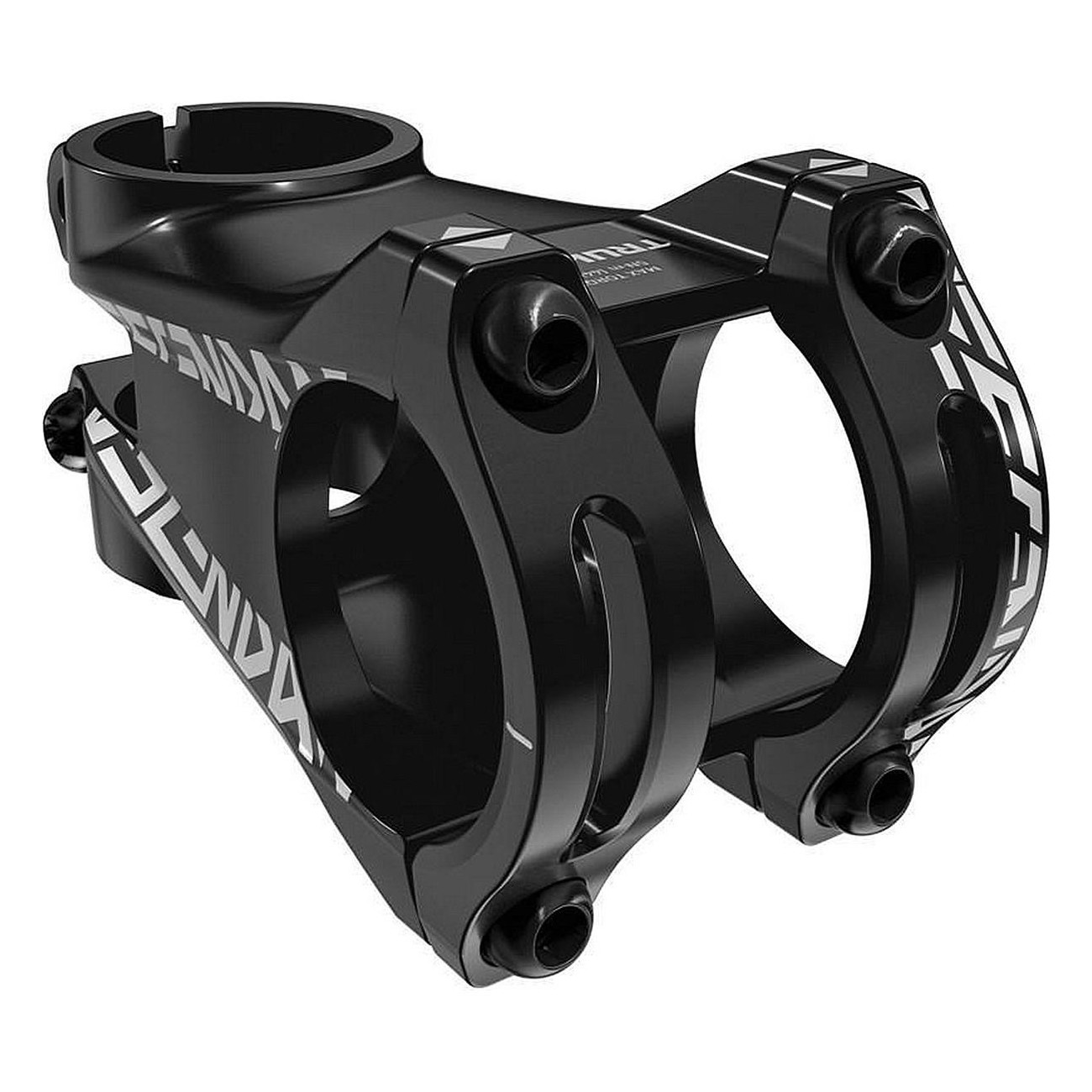 Downhill Handlebar Stem for Mountain Bike, 0° Rise, 35 mm Clamp, 50 mm Length, Black - 3