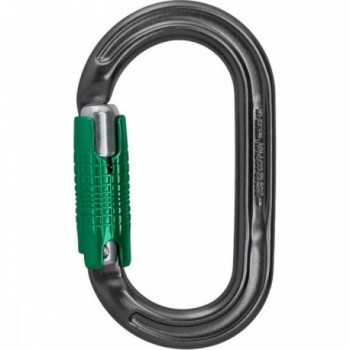 Set of 3 Universal Screwgate Carabiners - Lime, Gray, Orange Colors - 5